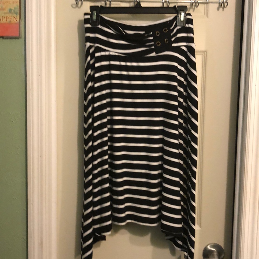Black and white skirt